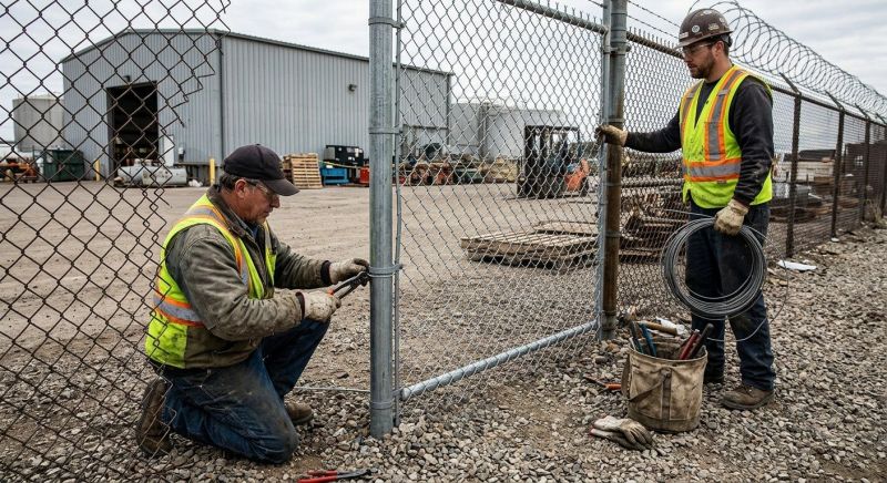 Industrial Fencing Repair Service