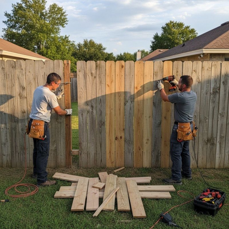 Wood Fence Repair